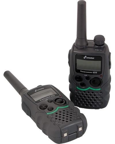 Kit 2 talkies walkies stabo freecomm 650 ref kt2254 1